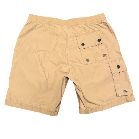 RLX Ralph Lauren Khaki Tan Swim Board Active Cargo Shorts Size S - Picture 4 of 12